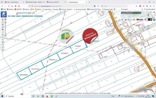 Działka budowlana Kraków Wzgórza Krzesławickie, ul. Wadowska. Zdjęcie 1