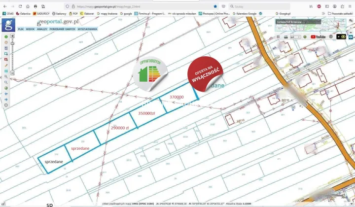 Działka budowlana Kraków Wzgórza Krzesławickie, ul. Wadowska
