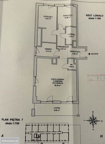 Mieszkanie 4-pokojowe Warszawa Mokotów, ul. Wołoska. Zdjęcie 2