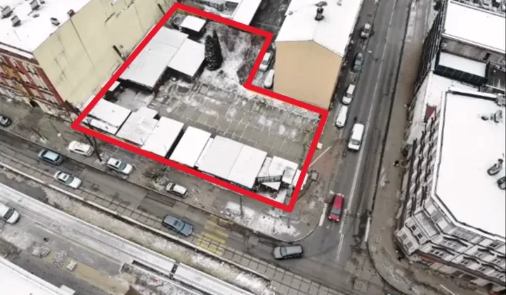 Działka inwestycyjna Chorzów Centrum, ul. 3 Maja