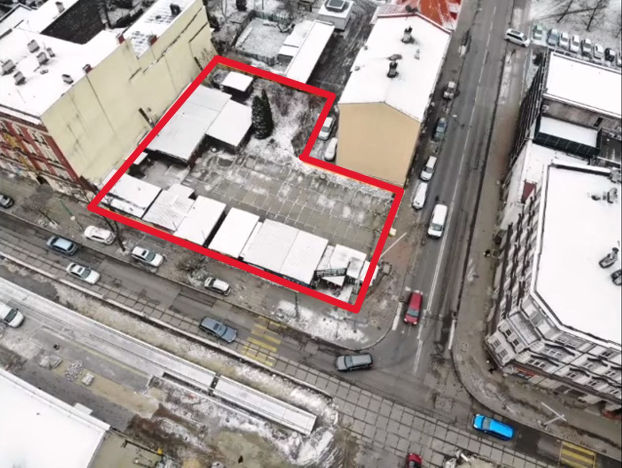 Działka inwestycyjna Chorzów Centrum, ul. 3 Maja. Zdjęcie 1