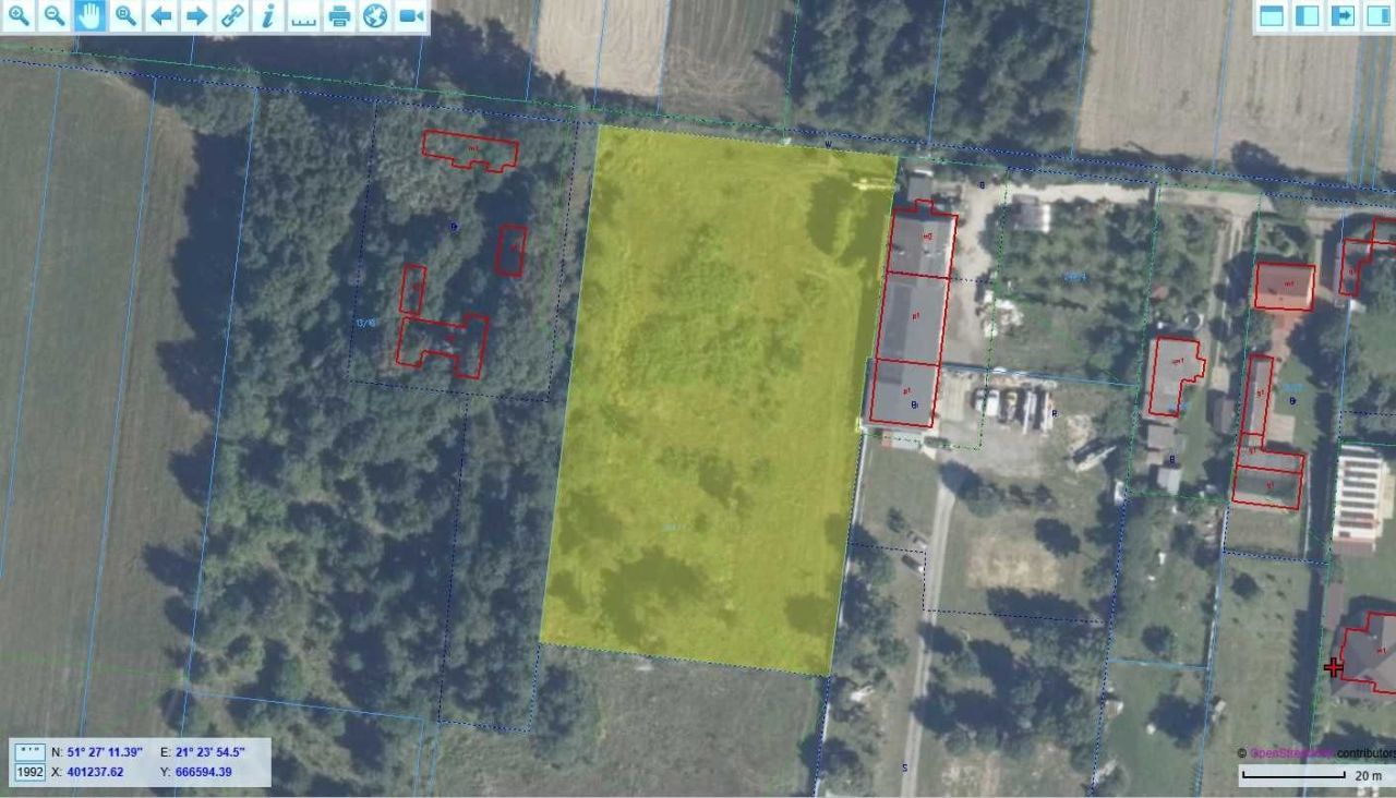 Działka budowlana Adolfin. Zdjęcie 1