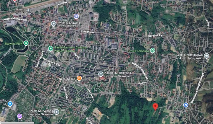 Działka budowlana Skawina, ul. Mikołaja Kopernika
