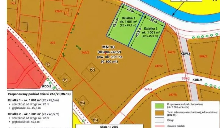 Działka budowlana Boguszów-Gorce Stary Lesieniec, ul. Kosynierów