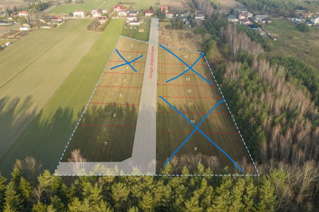 Działka budowlana Nowe Chrusty, ul. Kasztanowa. Zdjęcie 1