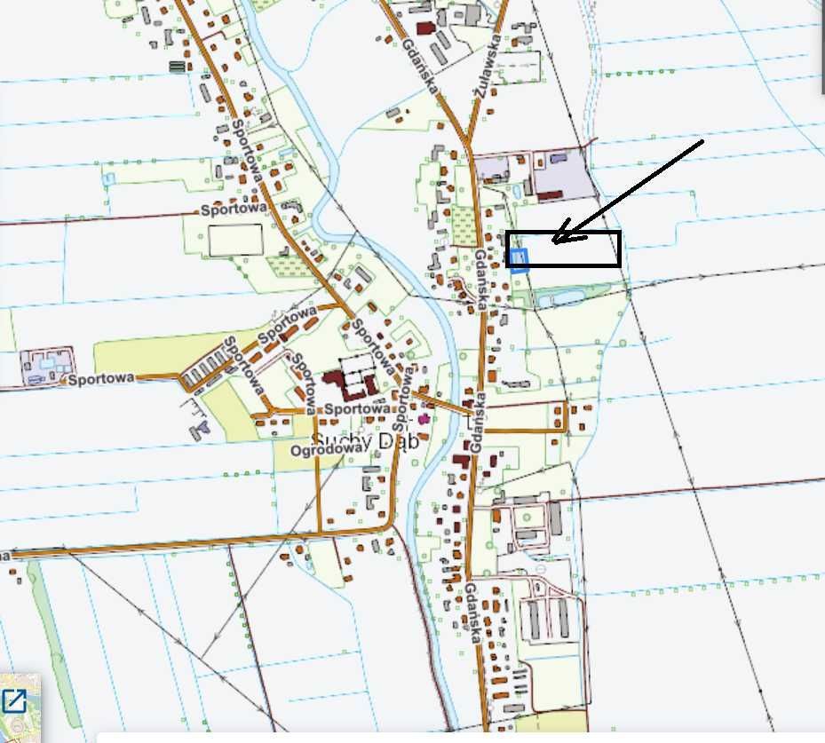 Działka budowlana Suchy Dąb, ul. Gdańska. Zdjęcie 3
