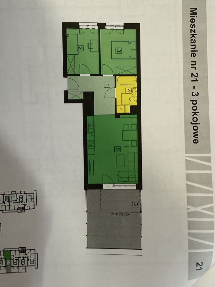 Mieszkanie 3-pokojowe Rzeszów, ul. Ignacego Paderewskiego. Zdjęcie 4