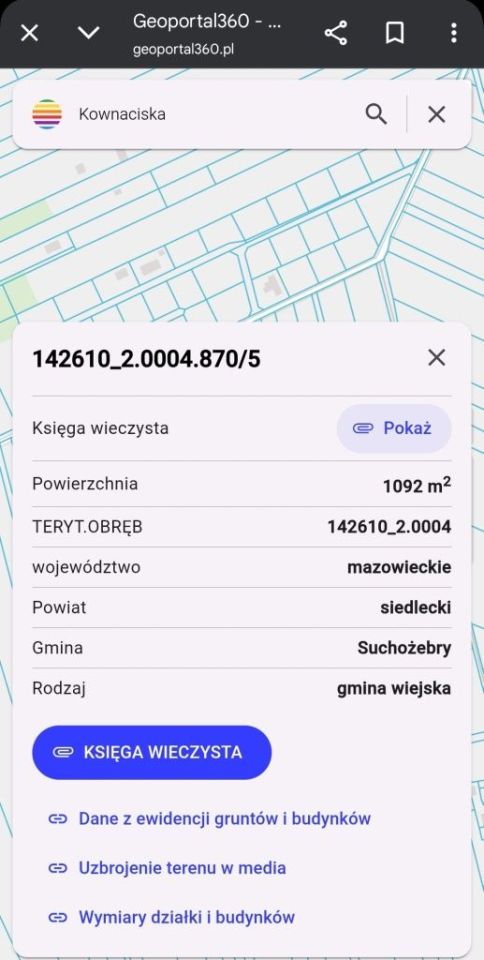 Działka budowlana Borki Siedleckie. Zdjęcie 5