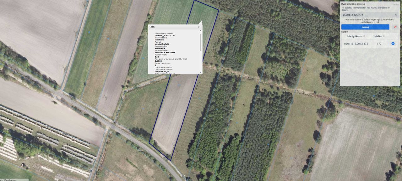 Działka rolna Wisznice-Kolonia, ul. Włodawska. Zdjęcie 3