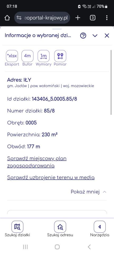 Działka rekreacyjna Iły. Zdjęcie 2