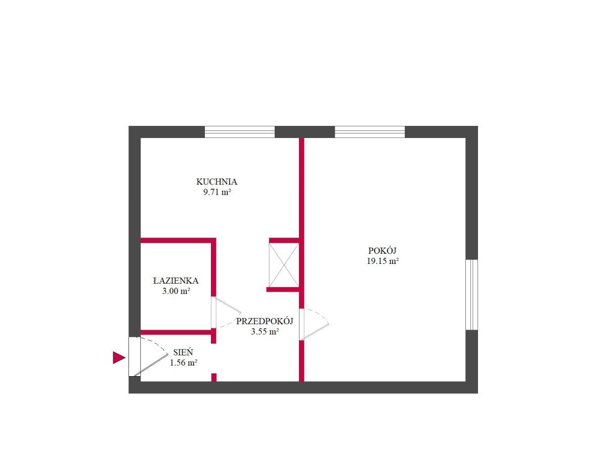 Mieszkanie 1-pokojowe Łódź Polesie, ul. Jęczmienna. Zdjęcie 14