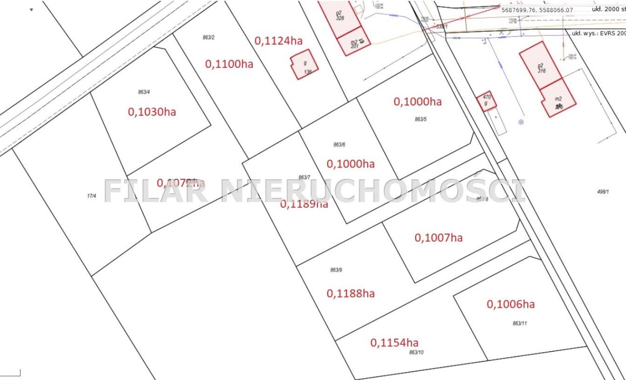 Działka budowlana Miłoradzice. Zdjęcie 3