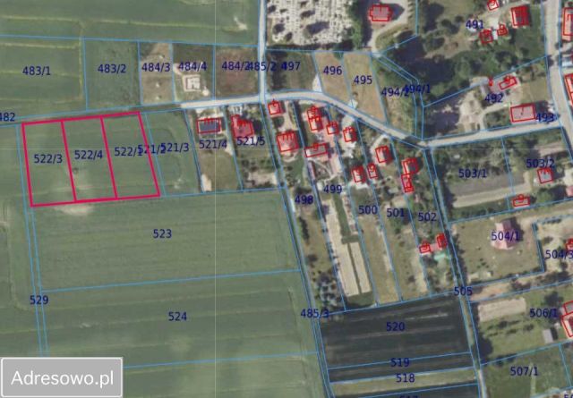 Działka budowlana Krotoszyce, ul. Zielona. Zdjęcie 1