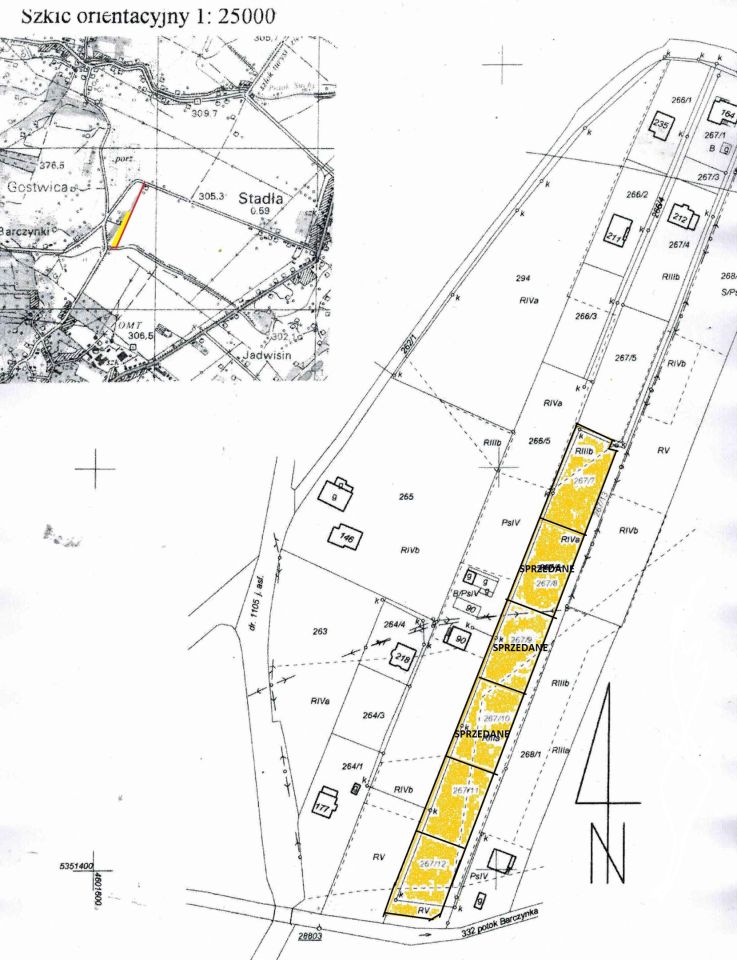Działka budowlana Stadła. Zdjęcie 5