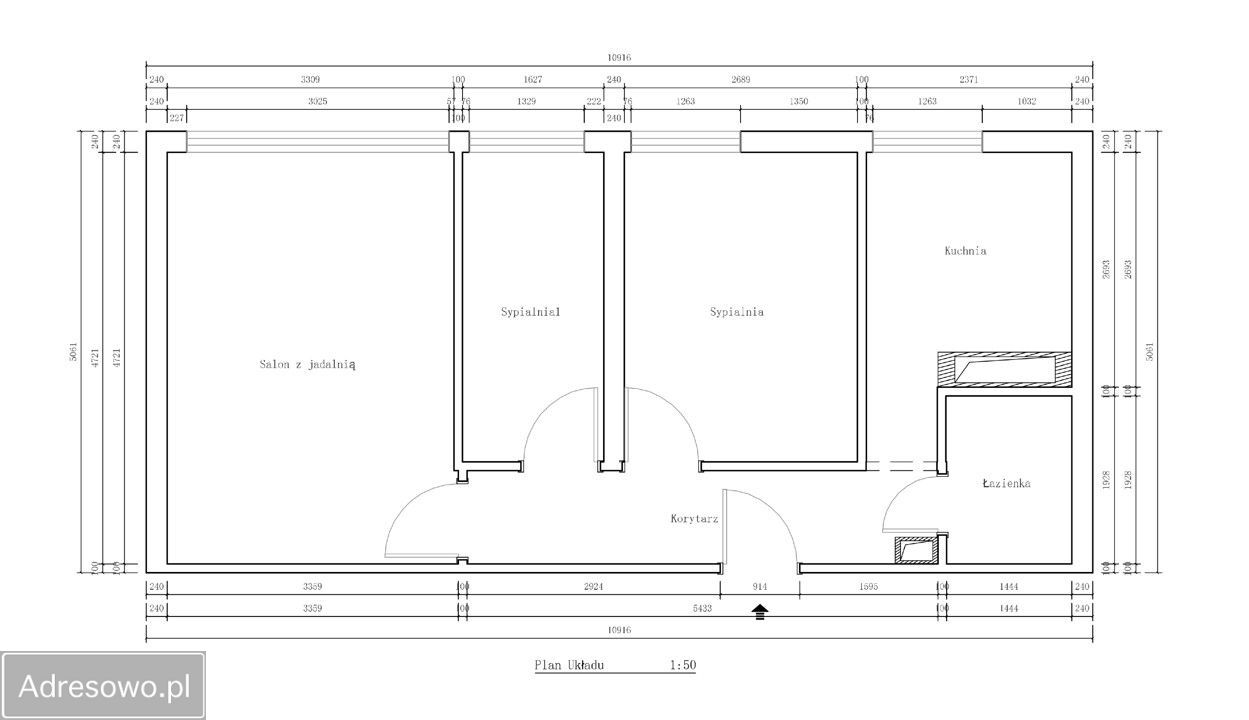 Mieszkanie 3-pokojowe Głogów. Zdjęcie 7