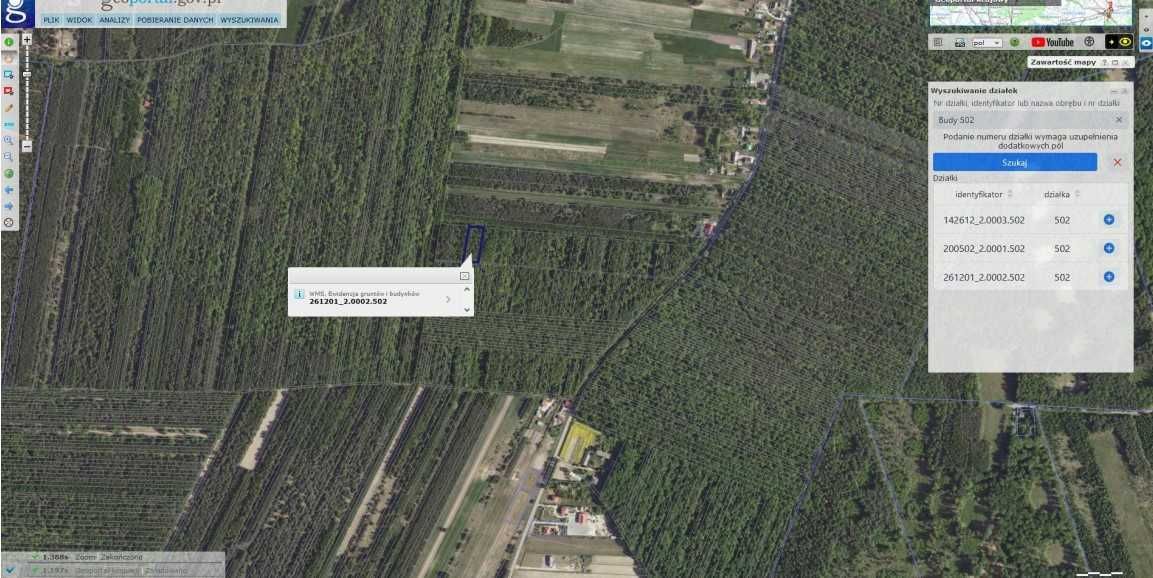 Działka leśna Budy. Zdjęcie 7