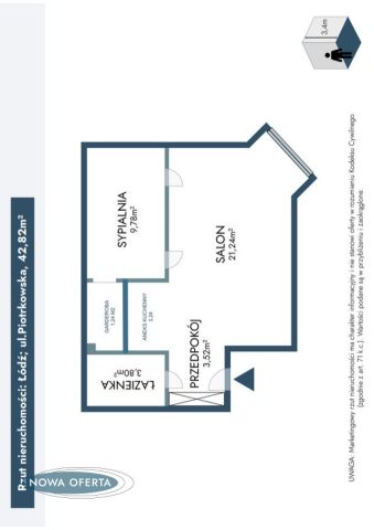 Mieszkanie 2-pokojowe Łódź Śródmieście, ul. Piotrkowska. Zdjęcie 15
