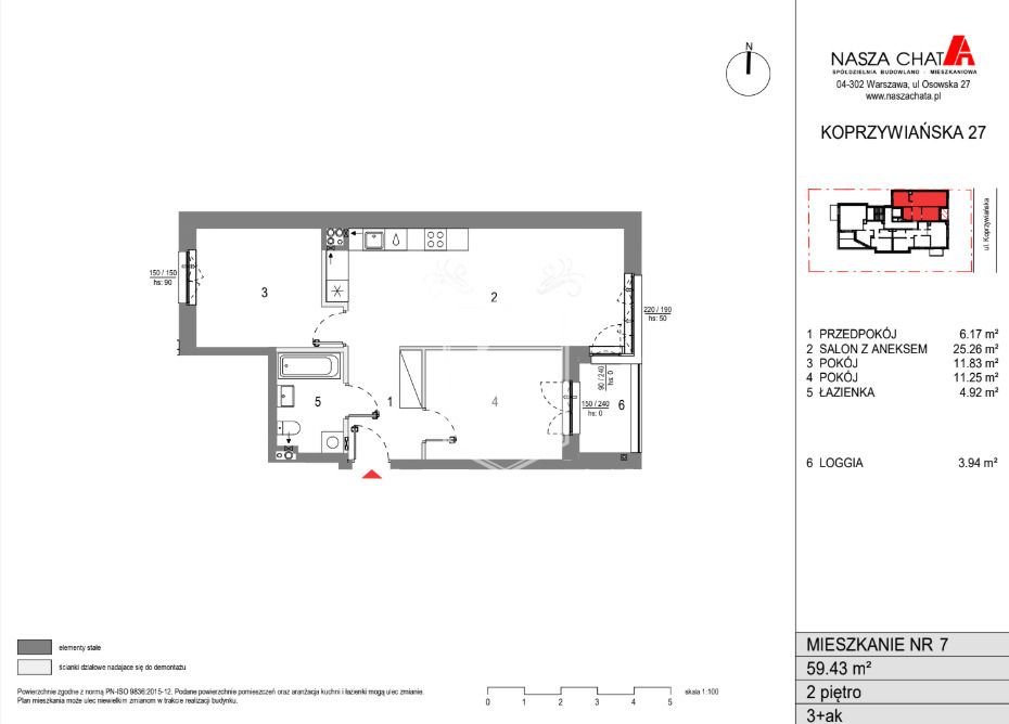 Mieszkanie 3-pokojowe Warszawa Praga-Południe, ul. Koprzywiańska. Zdjęcie 20