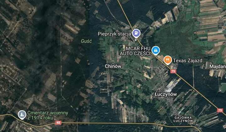 Działka budowlana Chinów