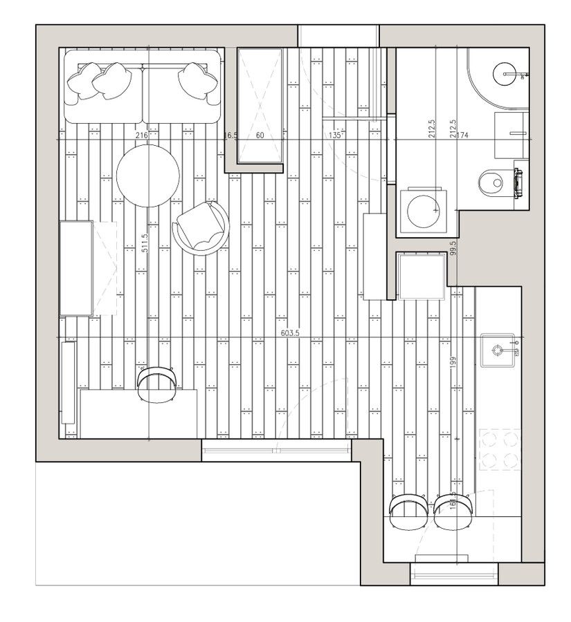 Mieszkanie 1-pokojowe Warszawa Mokotów, ul. Kłobucka. Zdjęcie 9