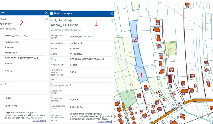 Działka budowlana Rzeszów, ul. Dębicka