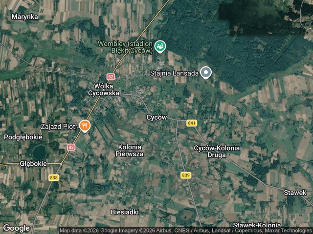 Działka budowlana Cyców. Zdjęcie 1