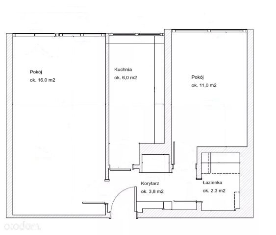 Mieszkanie 2-pokojowe Wrocław Szczepin, ul. Lubińska. Zdjęcie 16