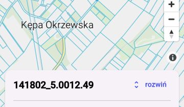 Działka siedliskowa Kępa Okrzewska