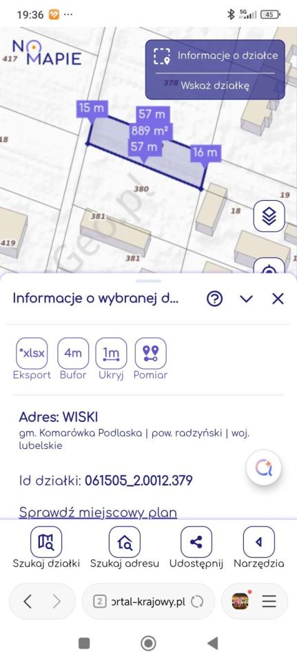 Działka siedliskowa Wiski. Zdjęcie 4