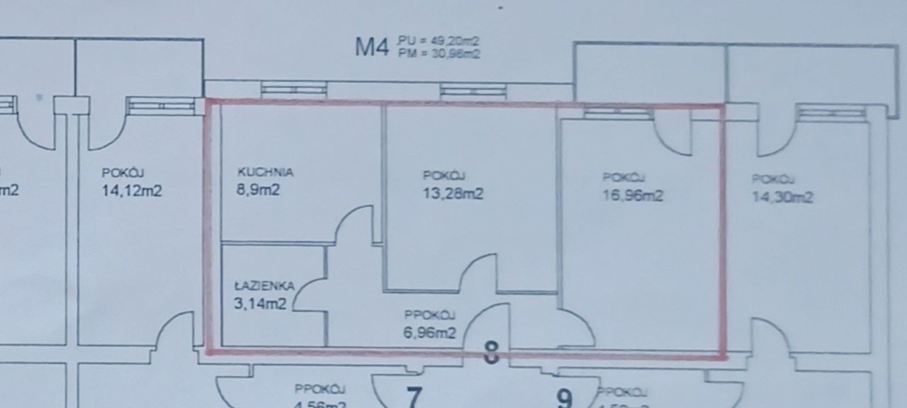 Mieszkanie 2-pokojowe Chodzież, Hallera. Zdjęcie 5