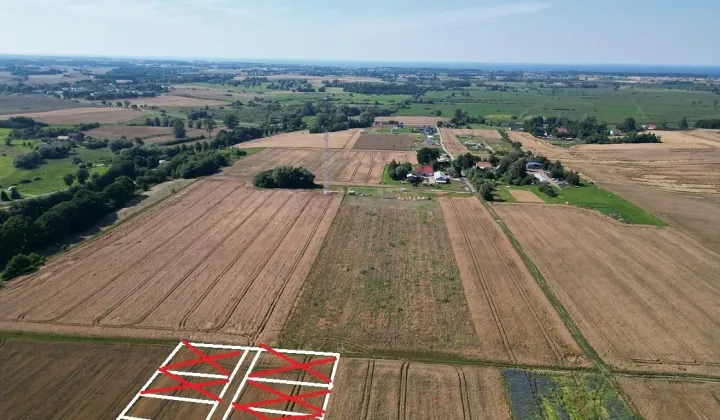 Działka budowlana Łekno