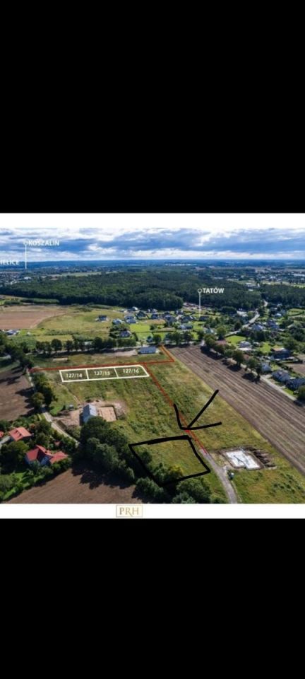 Działka budowlana Tatów. Zdjęcie 1