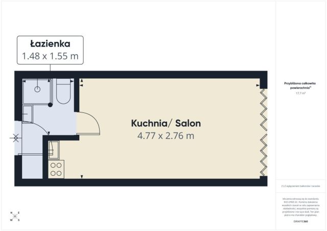 Mieszkanie 1-pokojowe Jurata, ul. Ratibora. Zdjęcie 12