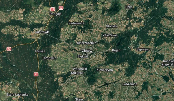 Działka rod Złotów