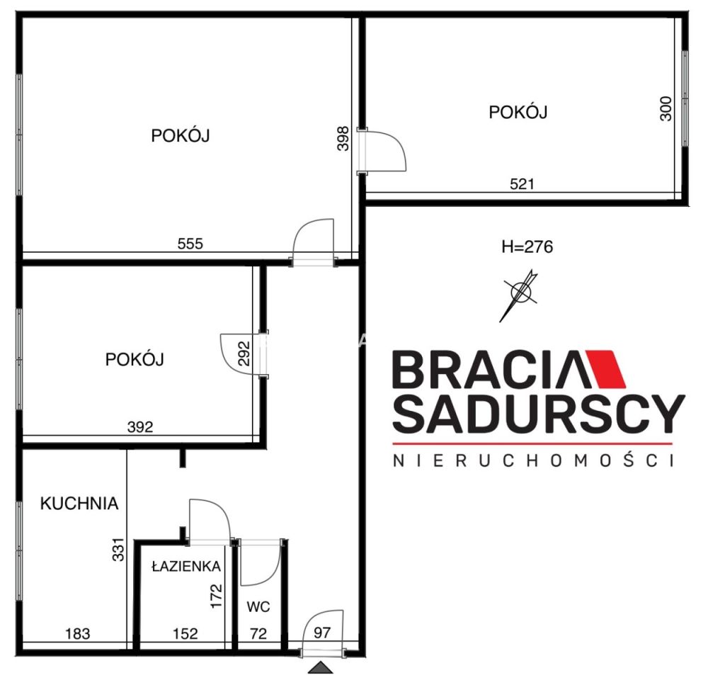 Mieszkanie 3-pokojowe Kraków Nowa Huta, os. Centrum B. Zdjęcie 18