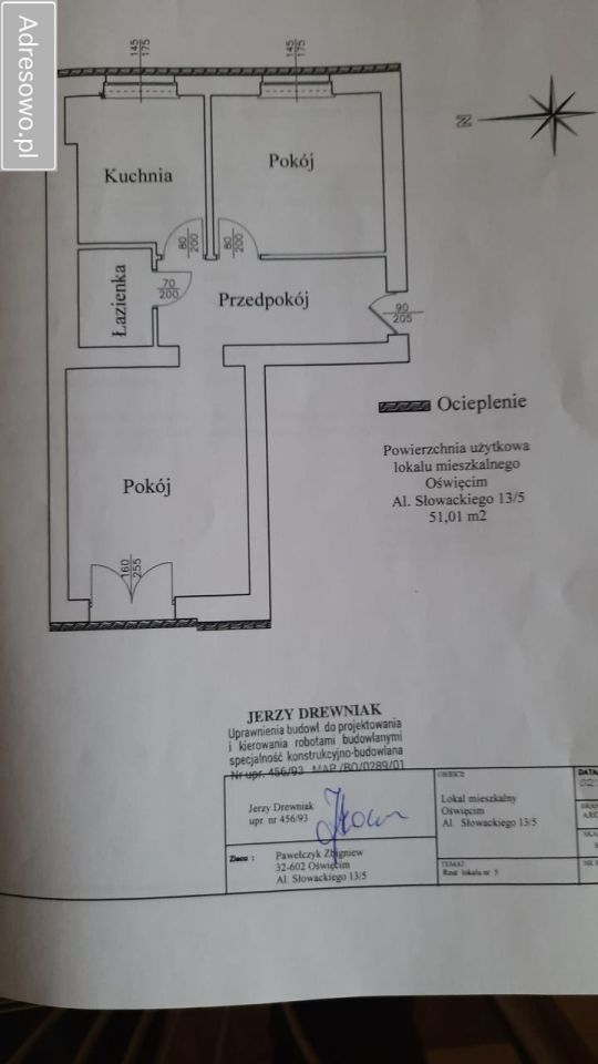 Mieszkanie 2-pokojowe Oświęcim, al. Juliusza Słowackiego. Zdjęcie 5