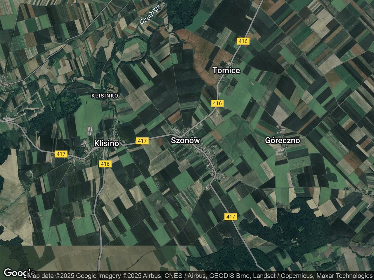 Działka rolna Szonów