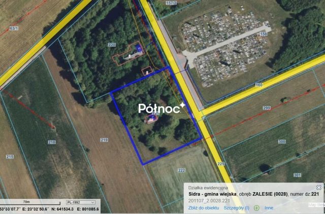dom wolnostojący, 2 pokoje Zalesie. Zdjęcie 13