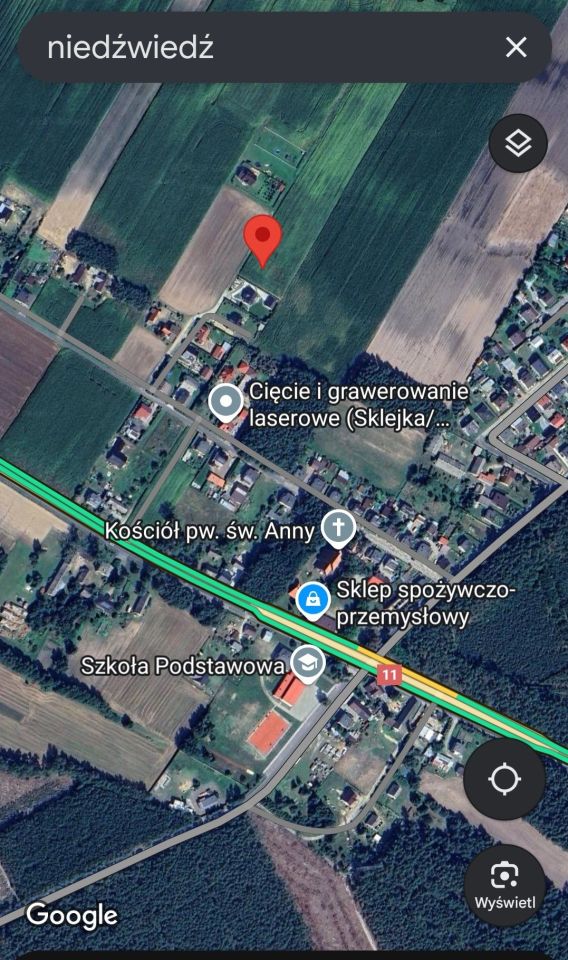 Działka budowlana Niedźwiedź. Zdjęcie 2