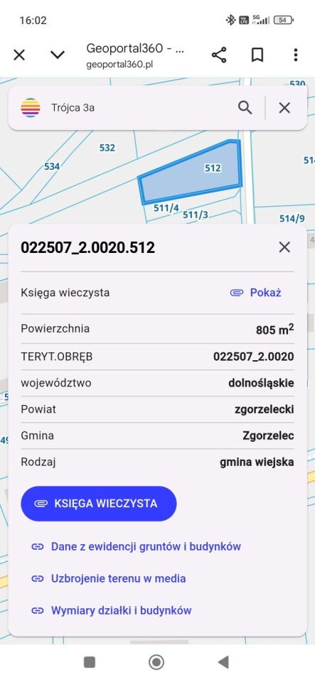 Działka budowlana Trójca. Zdjęcie 4