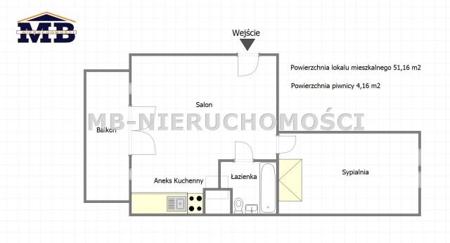 Mieszkanie 2-pokojowe Olsztyn Jaroty, Stawigudzka. Zdjęcie 14