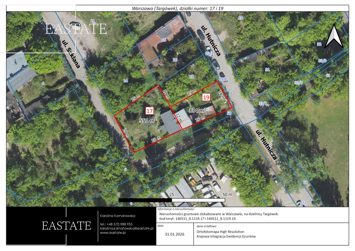 Działka inwestycyjna Warszawa Targówek, ul. Hutnicza. Zdjęcie 2