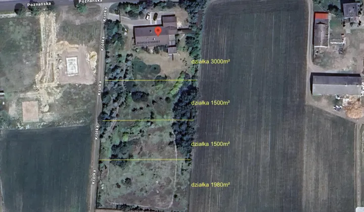 Działka budowlana Murzynowo Leśne, ul. Poznańska