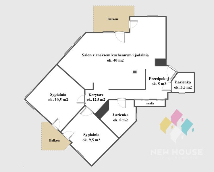 Mieszkanie 3-pokojowe Olsztyn Śródmieście, ul. Andrzeja Samulowskiego. Zdjęcie 16
