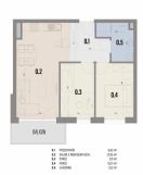 Mieszkanie 3-pokojowe Jarocin. Zdjęcie 3