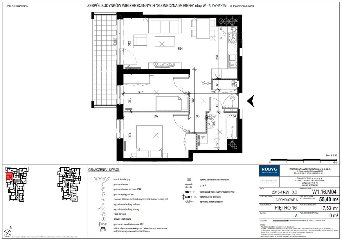 Mieszkanie 3-pokojowe Gdańsk Morena, ul. Stanisława Lema. Zdjęcie 12