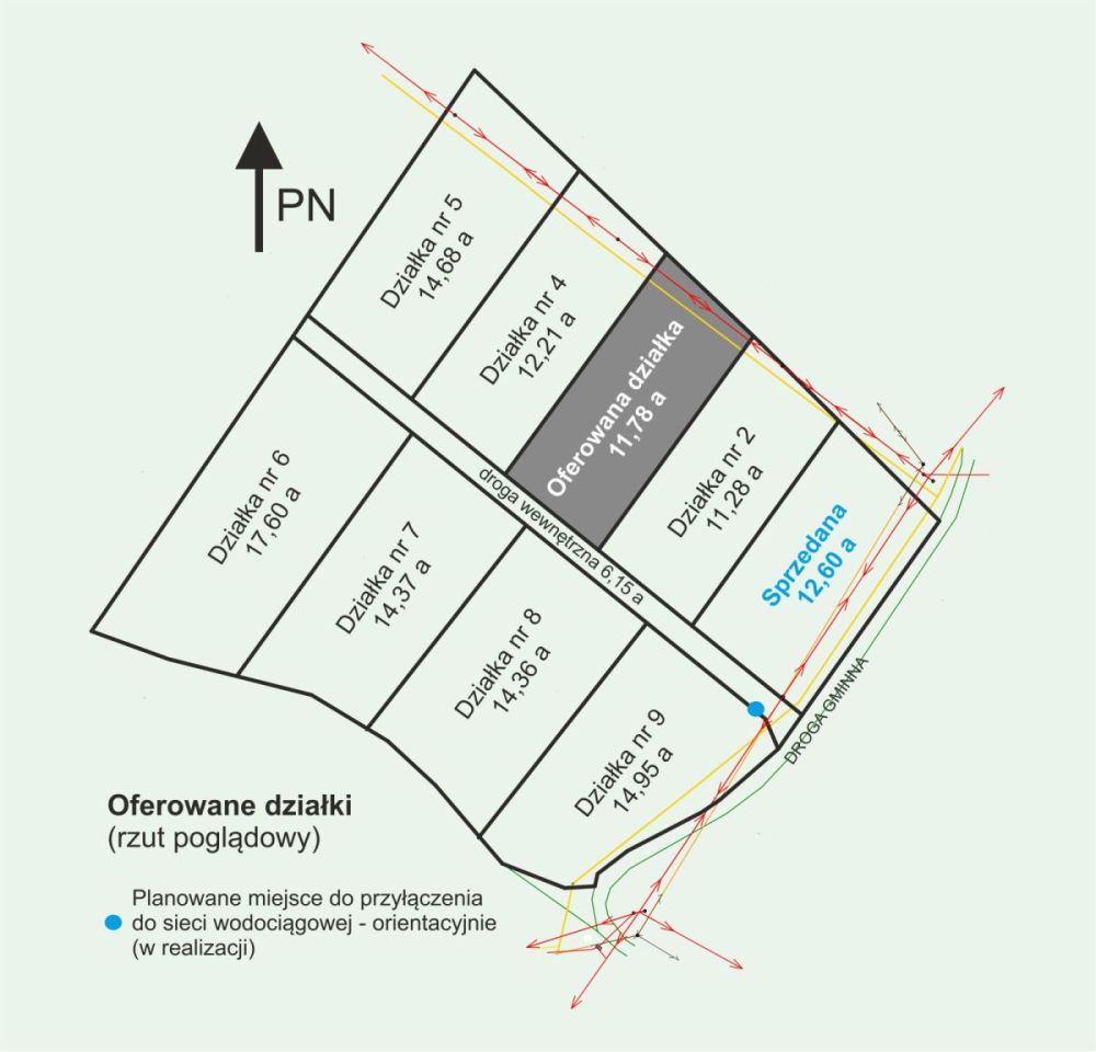 Działka budowlana Dobranowice. Zdjęcie 11
