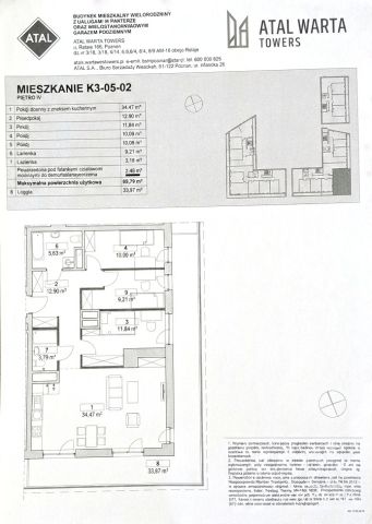 Mieszkanie 4-pokojowe Poznań Rataje, ul. Rataje. Zdjęcie 19