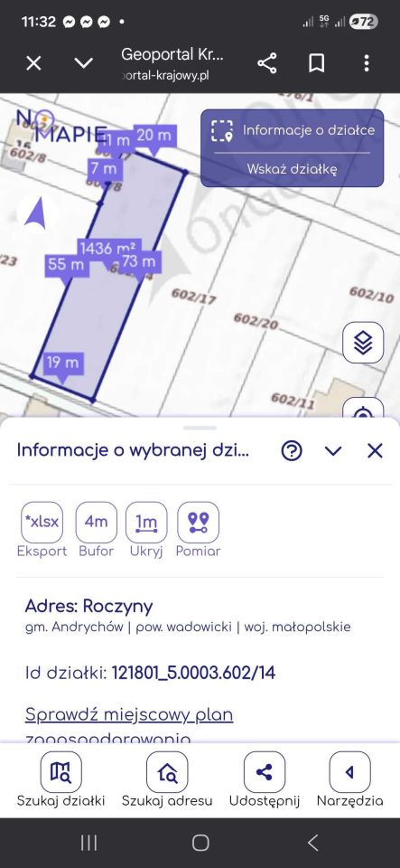 Działka budowlana Roczyny, ul. Cyprysowa. Zdjęcie 7