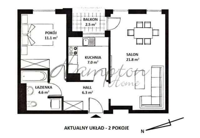 Mieszkanie 2-pokojowe Warszawa Mokotów, ul. Rajska. Zdjęcie 10